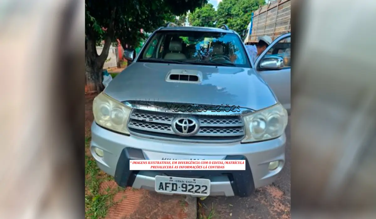 LOTE 009 - TOYOTA / HILUX SW4 SRV4X4 (2011/2011)