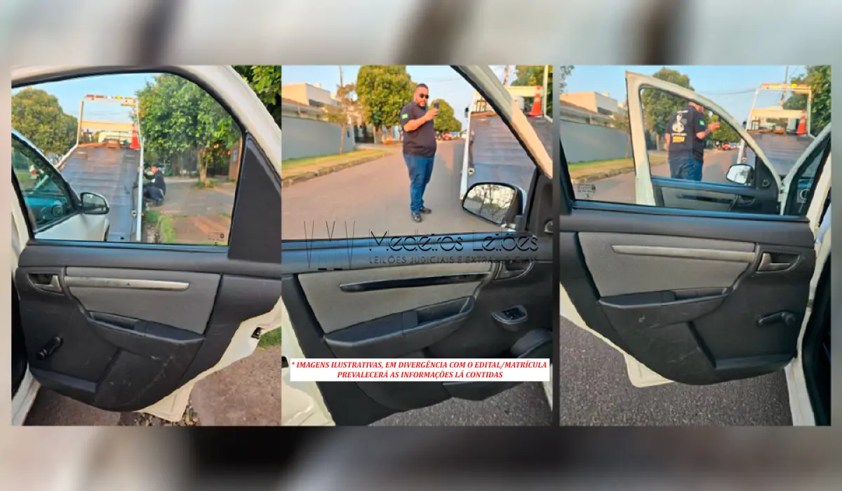 LOTE 001 - CHEVROLET CELTA 1.0L LT - 2013/2014 (BRANCA)