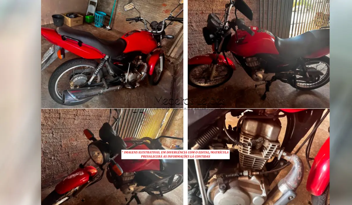 LOTE 009 - MOTOCICLETA HONDA/CG 125 FAN KS (2012)