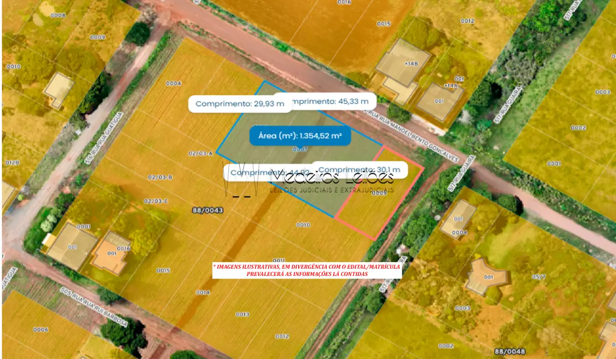 LOTE 008 - IMÓVEL URBANO – LOTE VAZIO COM APROX. 675M2 (PARTE IDEAL) EM GRACIOSA