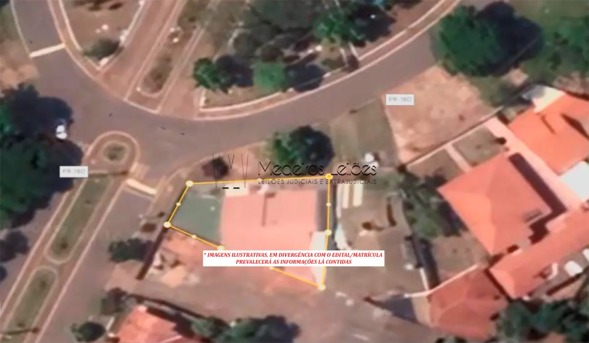 LOTE 009 - (PARTE IDEAL) IMOVEL URBANO - LT. 08 QD. 212 - 600M² - GUAPOREMA