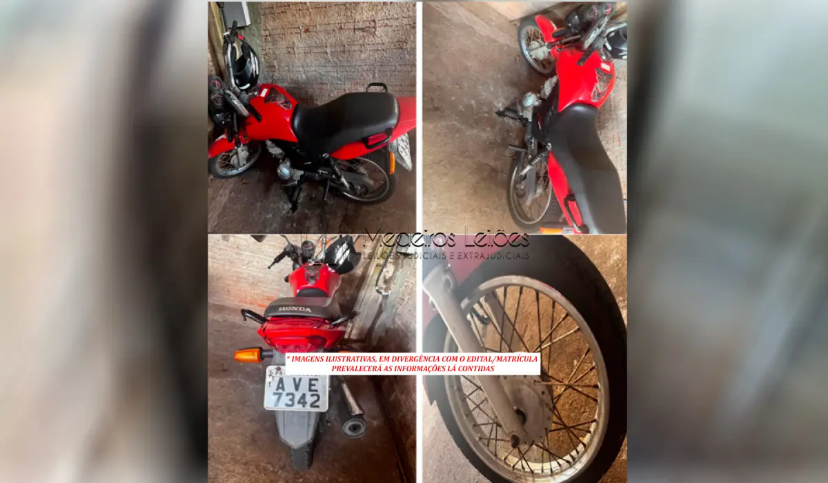 LOTE 009 - MOTOCICLETA HONDA/CG 125 FAN KS (2012)