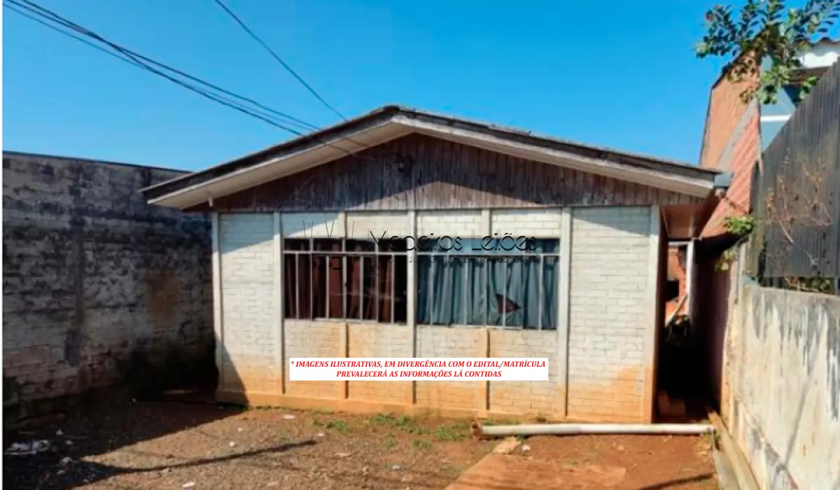 LOTE 011 - IMÓVEL RESIDENCIAL EM GUARAPUAVA COM 246M2 (CONSTRUÇÕES DE APROX. 190M2)